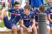 Cyclistes français participent au Tour de l’Abitibi